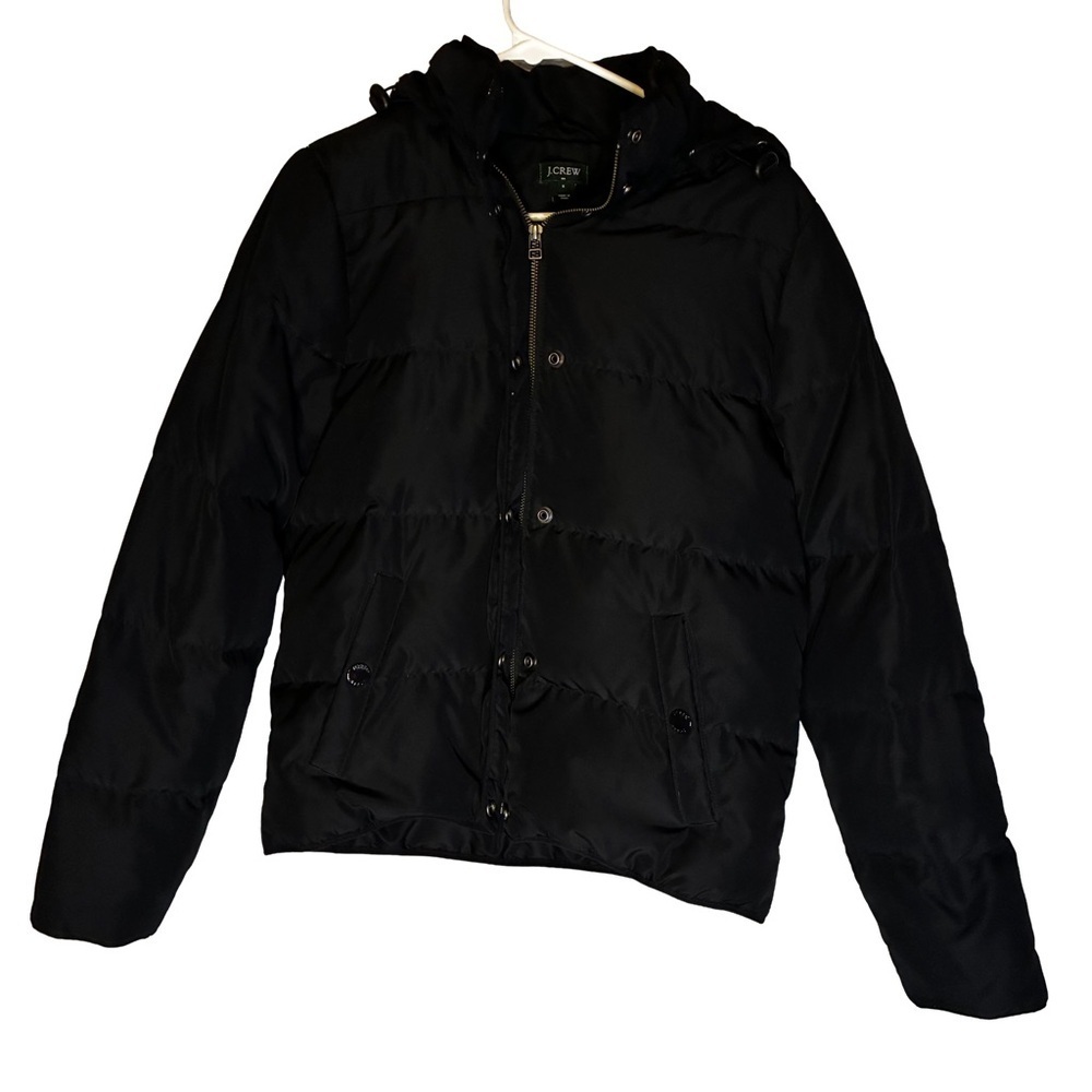 J.Crew Men’s Expedition Down Black Puffer Jacket Size S
